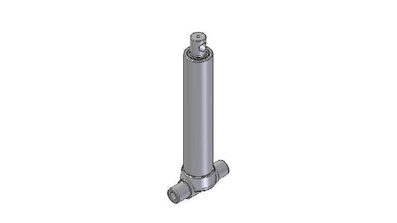 2523F -TELESCOPIC ZYLINDER UNTERE – LOCH 2 STUFEN HUB 695 DURCHMESSER 80