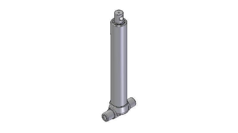 2525F - CYLINDRE TÉLESCOPIQUE INFÉRIEUR – TROU 2 ÉTAPES DÉPLACEMENT 895 DIAMÈTRE 80