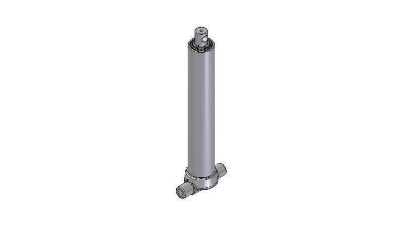 2538F -TELESCOPISK CYLINDER NEDRE – HÅL 3 GRADER SLAG 1490 FI 95