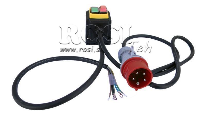 PLUG MET KABEL AAN/UIT 3 FASE (5POLE) 400V
