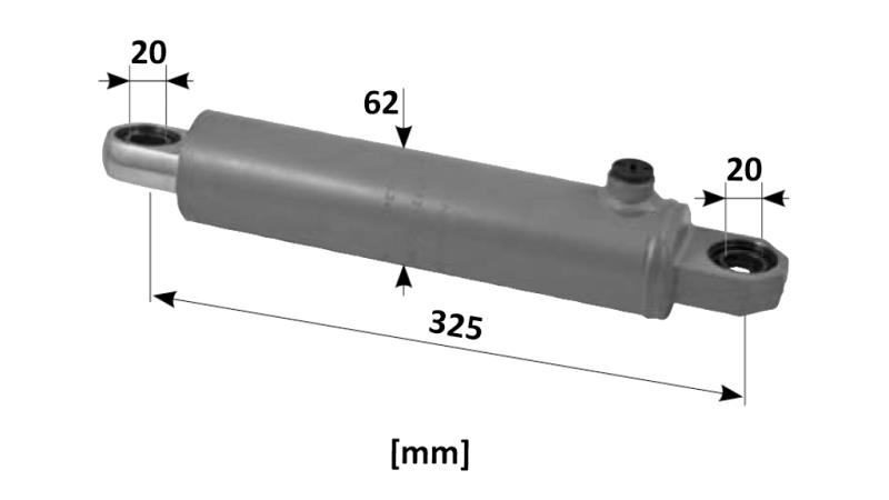 HYDRAULISK STYRNINGSCYLINDER SAMMA OEM-0.448.6342.4