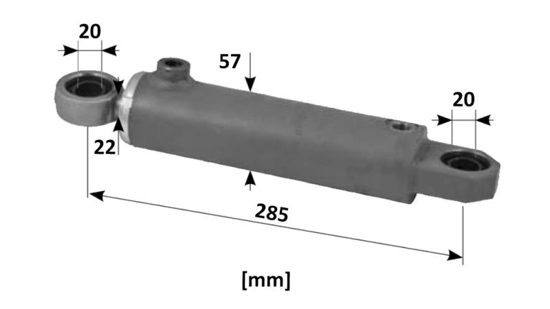 HIDRAULIKUS KORMÁNY HENGER SAME OEM-0.467.6343.4