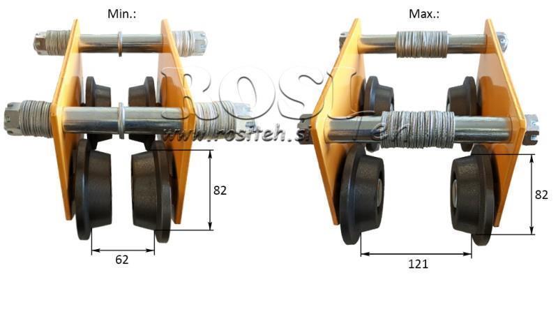 MANUAL DRIVE FOR INDUSTRIAL LIFT CART DWI 0.5 T