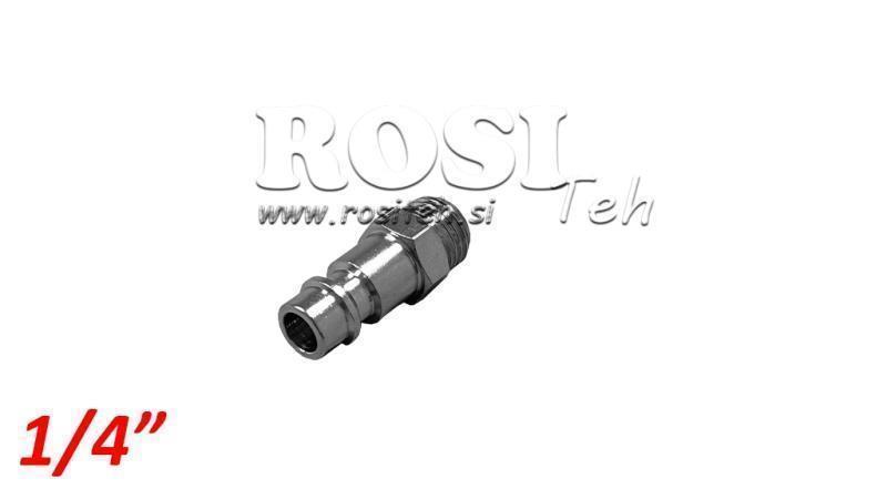 PNEUMATIC QUICK COUPLING MALE EXTERNAL THREAD G014 - DN7.2
