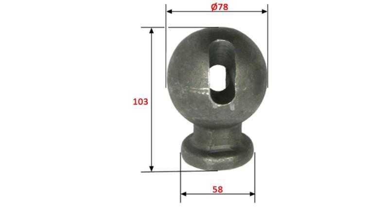 KIPPSCHÜTTKASTEN BALL fi 78 HINTEN