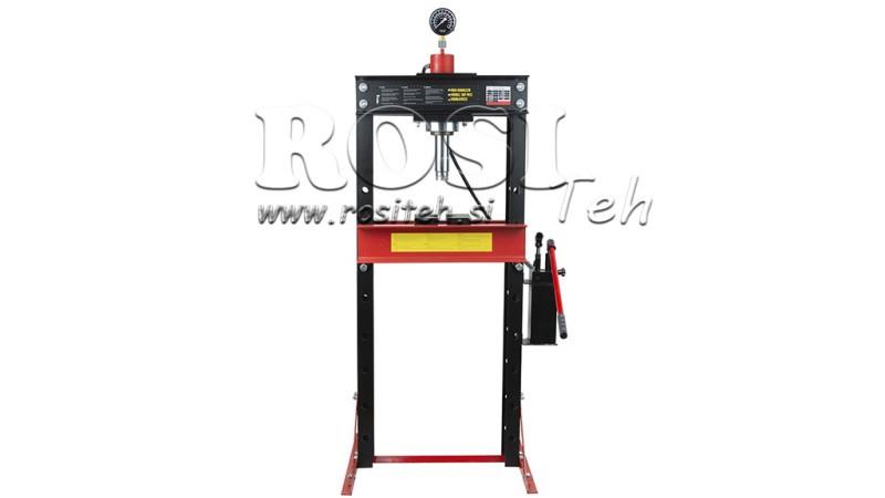 WORKSHOP HYDRAULIC BEARING PRESS - 30T - double pump