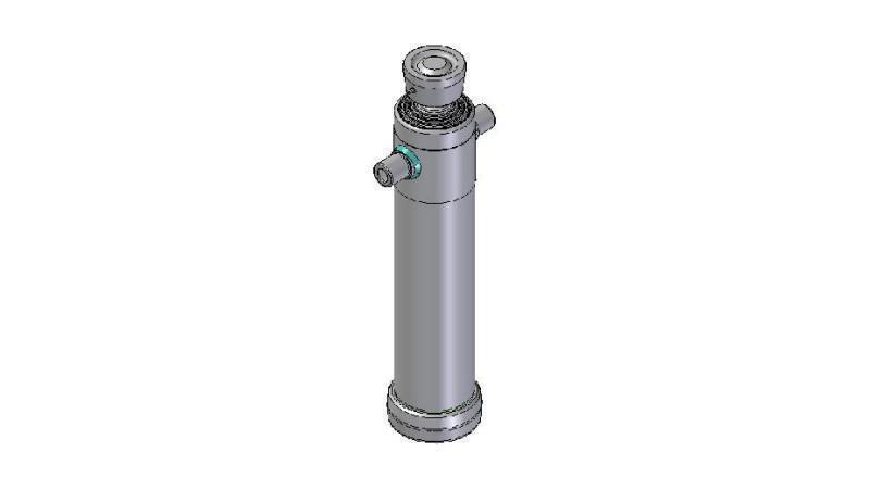 3049S -TELESCOPIC CYLINDER STANDARD/BALL 4 STAGES STROKE 1990 DIAMETER 124