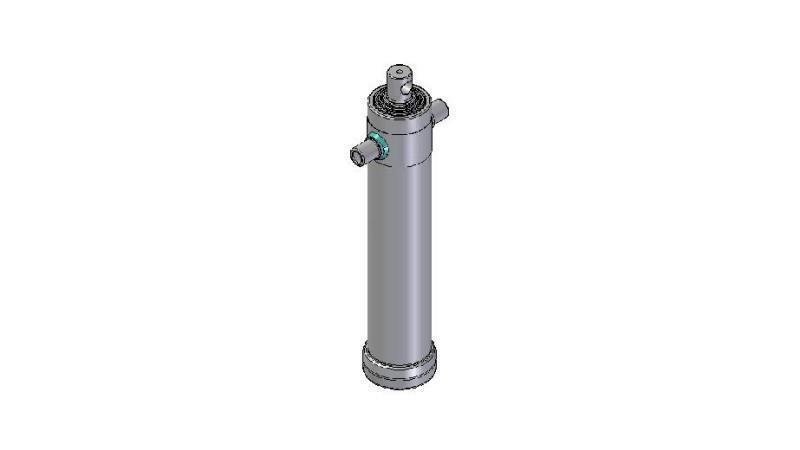 3069F -TELESCOPIC CYLINDER STANDARD/HOLE 4 STAGES TRAVEL 1990 DIAMETER 112