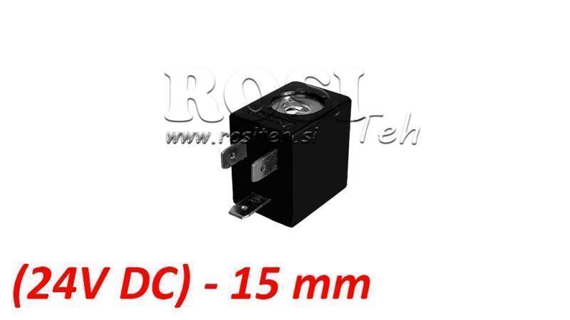(15) EL. MAG. KEERME 24V DC 2.5W PNEUMATILISE VALVE 1/8