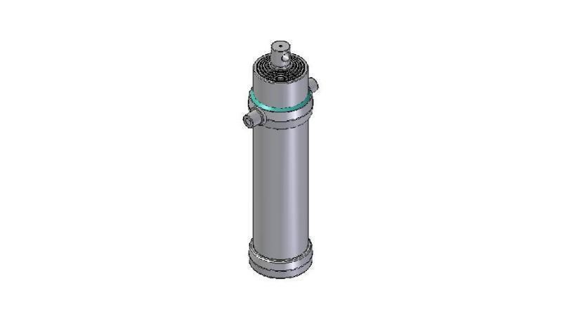 4066F -TELESCOPIC ZYLINDER STANDARD/LOCH 6 STUFEN HUB 4185 DURCHMESSER 190