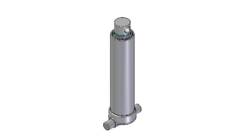 4526F -TELESCOPIC SYLINTERI ALHAALLA – REIKÄ 3 VAIHEEN MATKA 895 HALKAISIJA 124