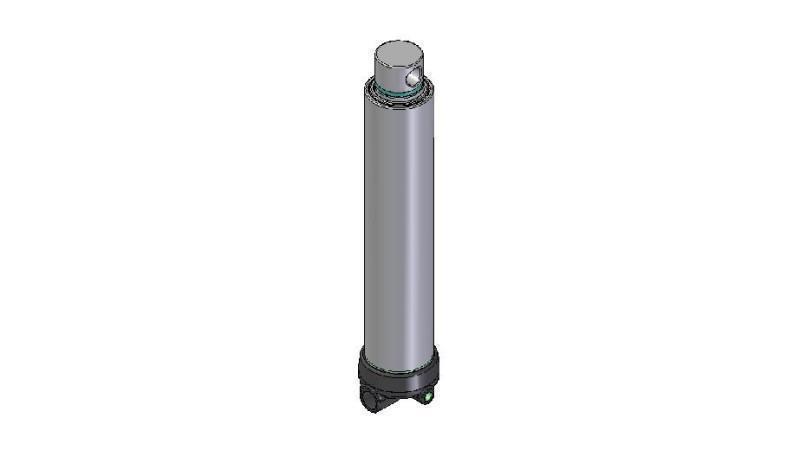 4627F -TELESCOPISK CYLINDER HUL - HUL 2 GRADER SLAG 1095 FI 124