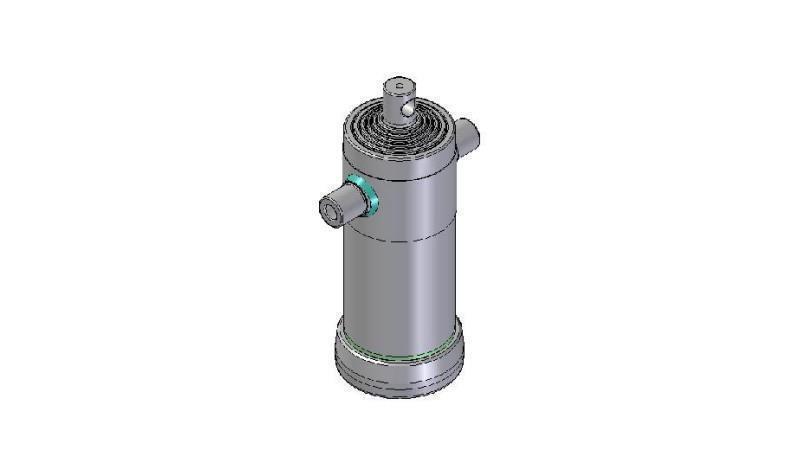 6009F - CILINDRO TELESCOPICO STANDARD/BUCO 6 SFILATE CORSA 1780 FI 152