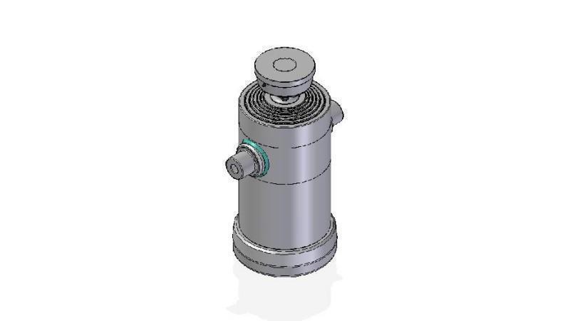 6035S -TELESCOPIC ZYLINDER STANDARD/KUGEL 6 STUFEN HUB 2325 DURCHMESSER 270
