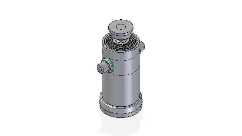 6037S -TELESCOPIC ZYLINDER STANDARD/KUGEL 6 STUFEN HUBLÄNGE 2745 DURCHMESSER 270
