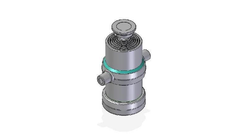 7008S - TELESCOPICKÝ CYLINDR STANDARD/KULIČKA 7 STUPŇŮ ZDVIH 1815 PRŮMĚR 170