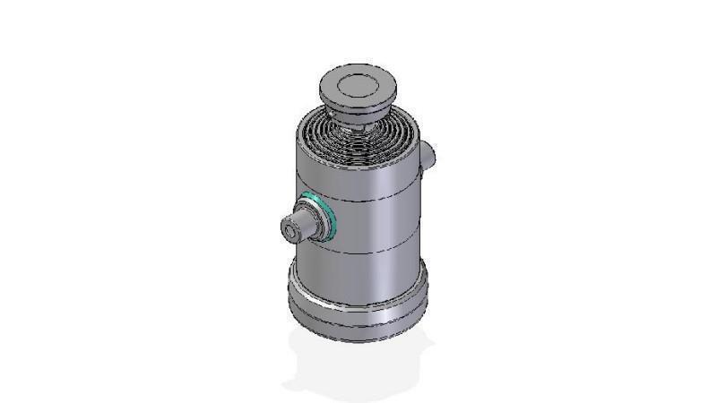 7032S - TELESCOPIC CYLINDER STANDARD/PALLON 7 VAIHEITA MATKA 1992 HALKAISIJA 240