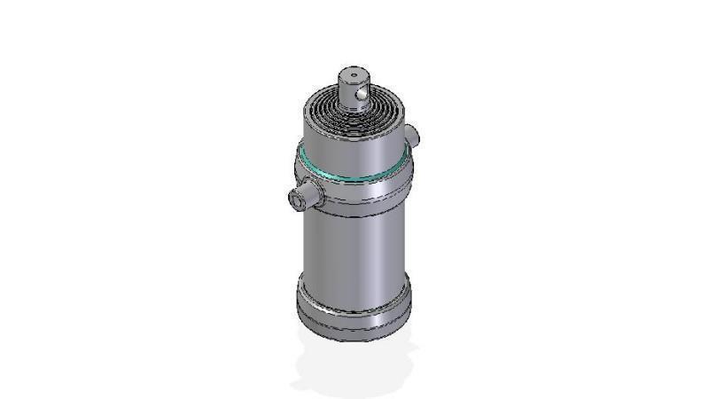 7054F - TELESCOPINEN SYLINTERI STANDARD/REIKÄ 7 VAIHEEN ISKU 2905 HALKAISIJA 215