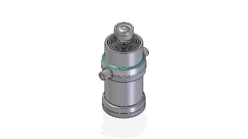 7057S -CYLINDER TELESKOPOWY STANDARDOWY/KULKA 7 ETAPÓW SKOKU 2340 ŚREDNICA 215