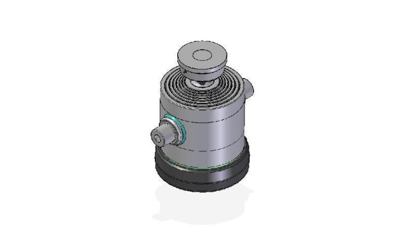 7080S -CYLINDRE TÉLESCOPIQUE STANDARD/BALLE 7 ÉTAPES DÉPLACEMENT 1527 DIAMÈTRE 300