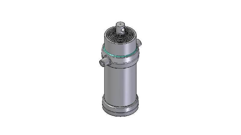 8025F -CILINDRU TELESCOPIC STANDARD/GAURĂ 8 ETAPE CĂLĂTORIE 3330 DIAMETRU 215
