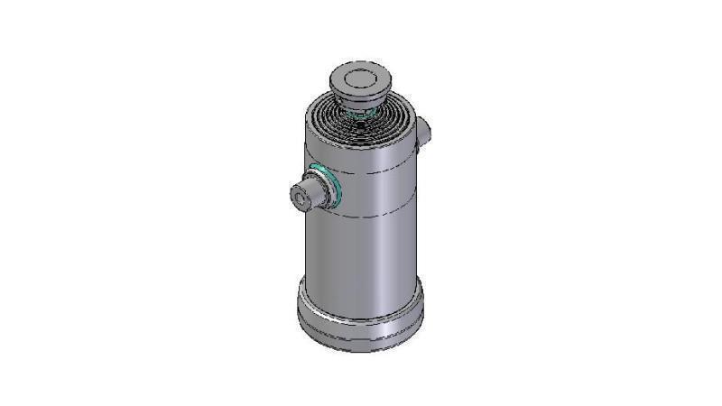 8037S - CILINDRO TELESCOPICO STANDARD/BALL 8 STADI CORSO 3740 DIAMETRO 270