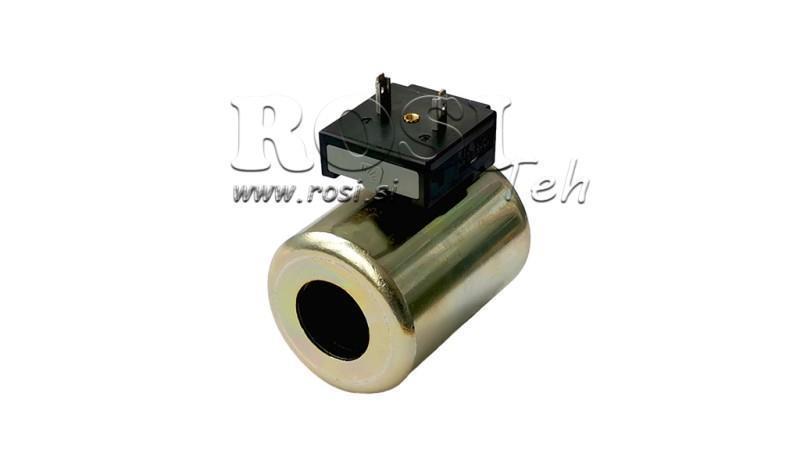 ELEKTROMAGNETICKÁ CIEVKA 12V DC - CB14 - fi 22,22mm-59mm 30W IP65