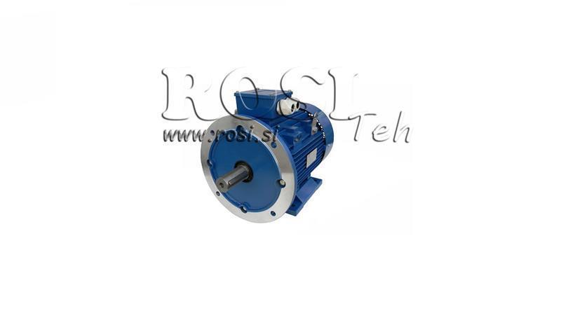 1,5kW-ELECTRIC MOTOR MS100L-6_945rpm 3PH legs+flange-B3B5