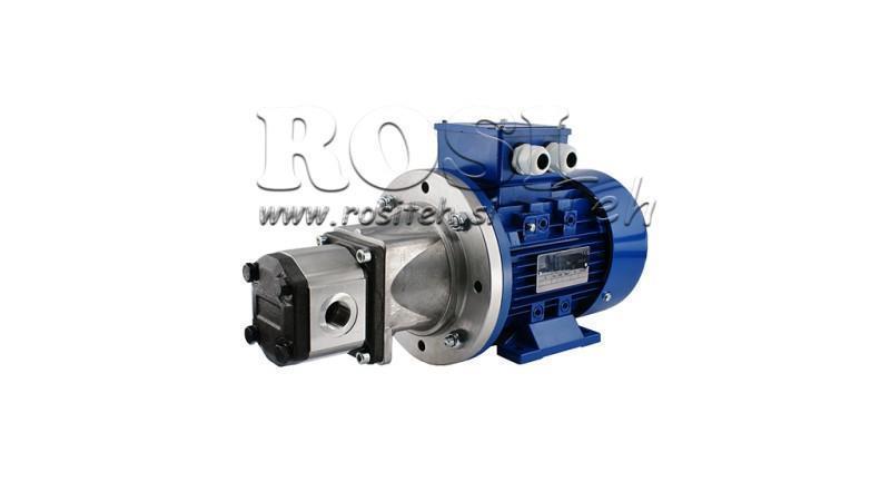 GRUP DE ASAMBLARE POMPĂ HIDRAULICĂ 1 8 ccm MOTOR ELECTRIC 3-fază - 3 KW (flux = 11.5 litri/min)
