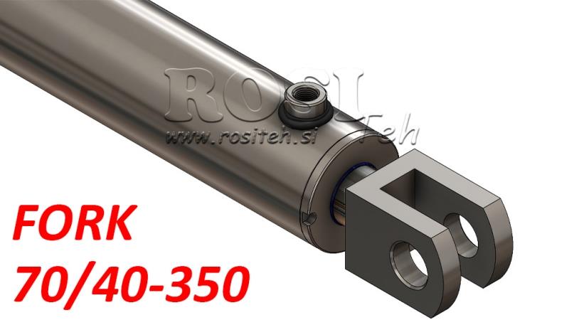 HYDRAULIC CYLINDER FORK 70/40-350