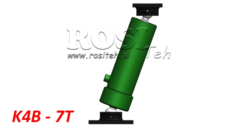VÉRIN TÉLESCOPIQUE 4 ÉTAGES  1050MM K4B-7T