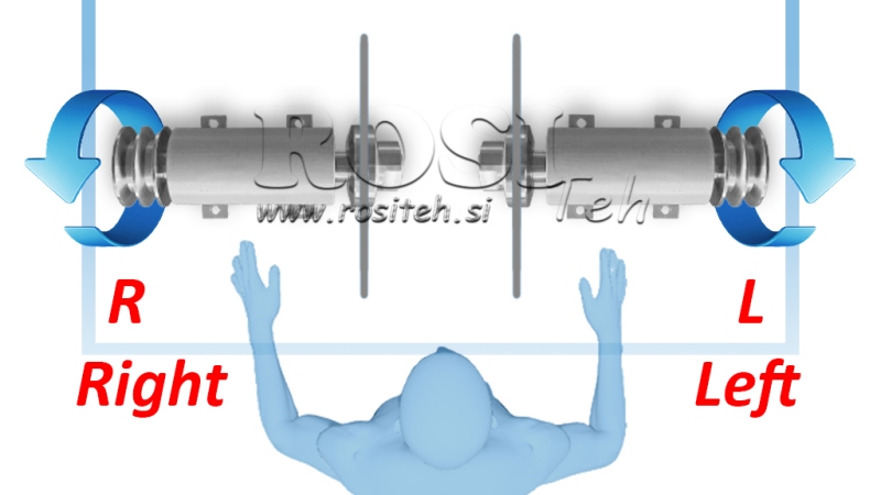 GUSS-EISEN KREISSÄGENWELLE 400MM (RECHTES GEWINDE)