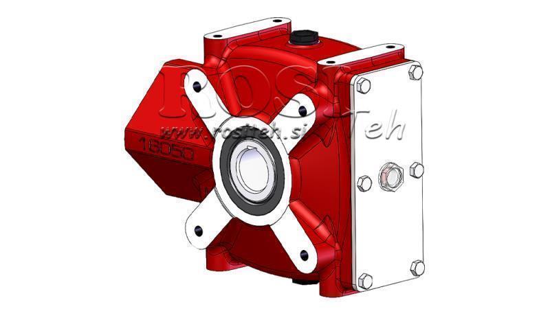 CAIXA DE CÂMBIO - CAIXA DE CÂMBIO RT145 PARA MOTOR HIDRÁULICO MP/MR/MS RAZÃO 4.1:1