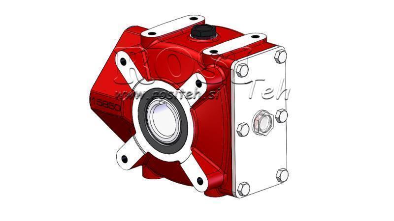 CAIXA DE CÂMBIO - CAIXA DE CÂMBIO RT50 PARA MOTOR HIDRÁULICO MP/MR/MS RAZÃO 1.9:1
