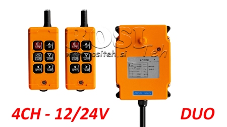 RADIOCOMANDO 4CH - 12/24V DUO
