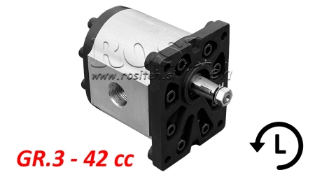 HYDRAULIK PUMPE GR.3 42 CC LINKS - GEWINDE