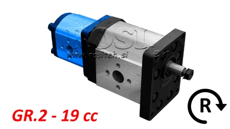 HYDRAULIKUS SZIVATTYÚ 20C19X201 MÁSODIK GR.2 19 CC JOBB