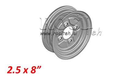 ARO 2.50X8 (PARA PNEU 4.00-8)