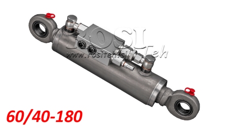 CILINDRO IDRAULICO 60/40-180 CON VALVOLA DI INVERSIONE - ARATRO PER TERRA