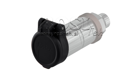 ZWARTE BESCHERMENDE DEKSEL PVC VROUWELIJKE SNELKOPPELING PUSH PULL