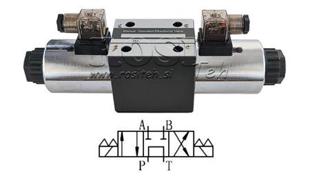 HYDRAULIC ELECTROMAGNETIC VALVE KV-4/3 CETOP 5 12/24/230V N2