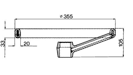 Lenkrad Durchmesser 360 - h105