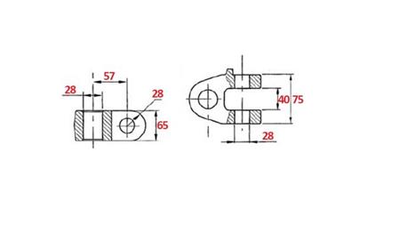HOOK SPECIAL FI28 FOR PULLING DEVICE CAT.3