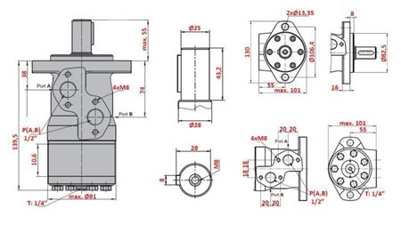 HYDROMOOTTORI MP 80