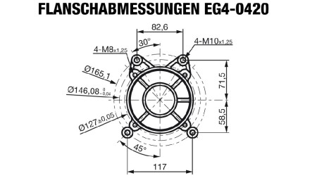 benzinmotor EG4-420cc-9.6kW-13.1HP-3,600 RPM-H-KW25x88.5-kézi indítás