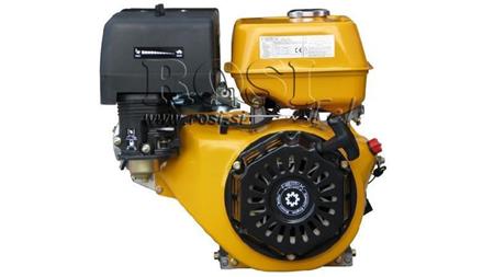 BENZINMOTOR EG4-420cc-9,6kW-13,1HP-3.600 U/min-H-KW25x88.5-manueller start