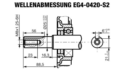 BENZINMOTOR EG4-420cc-9,6kW-13,1HP-3.600 U/min-E-KW25x88.5-elektro start