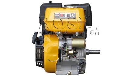 BENZINMOTOR EG4-420cc-9,6kW-13,1HP-3.600 U/min-E-KW25x88.5-elektro start