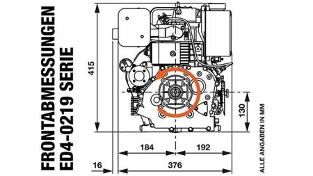 naftový (diesel) motor 219cc-3,13kW-3.600 U/min-H-KW19.05x61.5-manuálny štart