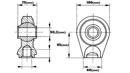 BALL-JOINT - CIRCLE Dia.50,2/60